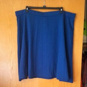 Lane Bryant Blue Skirt 26 28 Plus Stretchy